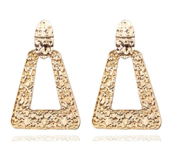 european and american new earrings exaggerated style alloy earrings geometric texture personality retro earrings jewelry women2768103, Golden;silver
european and american new earrings exaggerated style alloy earrings geometric texture personality retro earrings jewelry women2768103, Golden;silver
