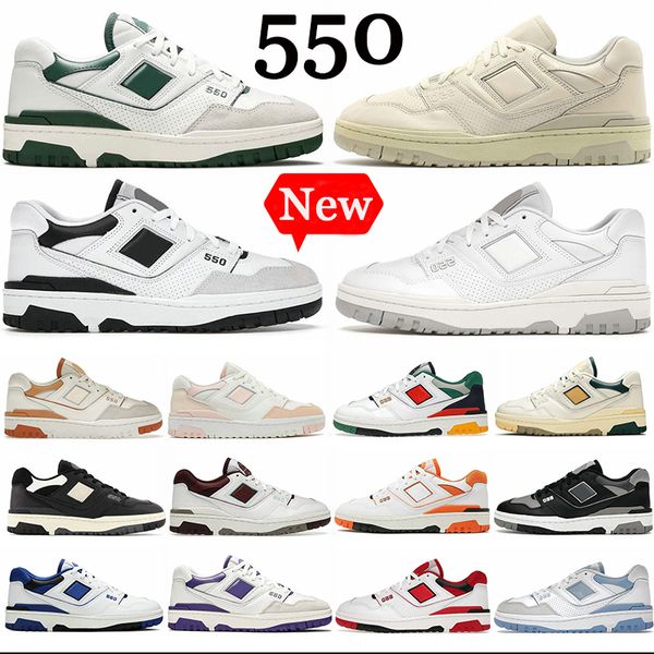 

running shoes shoe new 550 550s trainers bb550 mens women white green grey summer fog rich paul auralee yellow sea salt black red panda crea