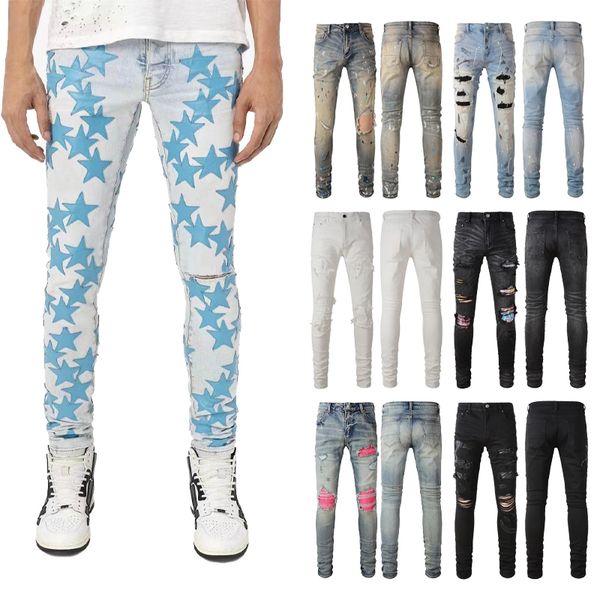 mens designer jeans skinny jeans desig pants long hippop sticker embroidery slim denim straight streetwear skinny pants wholesale size 30-40, Blue
mens designer jeans skinny jeans desig pants long hippop sticker embroidery slim denim straight streetwear skinny pants wholesale size 30-40, Blue