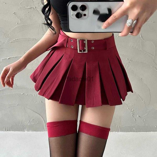summer skorts highquality aline safety skirts pleated skirt half length short skirt belt fashion women m651 l230621, Black
summer skorts highquality aline safety skirts pleated skirt half length short skirt belt fashion women m651 l230621, Black
