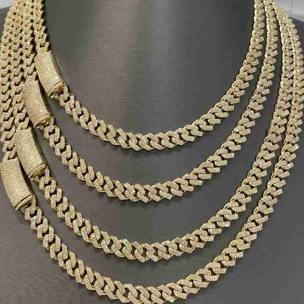 hip hop rapper cuban link 8mm 10mm double row moissanite iced out cuban link chain necklace, Silver
hip hop rapper cuban link 8mm 10mm double row moissanite iced out cuban link chain necklace, Silver