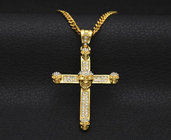 personality men hiphop necklace fashion jewelry crystal skull cross pendants necklaces chokers gothic punk party gifts for men nl6597997, Silver
personality men hiphop necklace fashion jewelry crystal skull cross pendants necklaces chokers gothic punk party gifts for men nl6597997, Silver