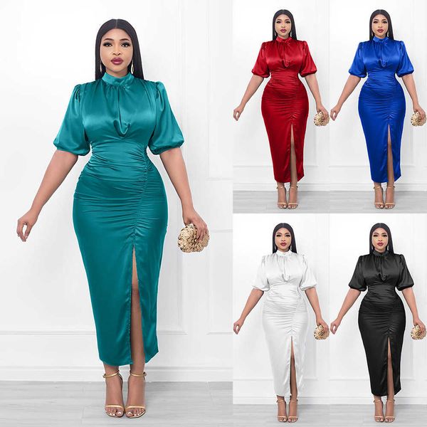 women's neck tight fitting skirt with elegant temperament, high split pleated mini club dress 235 maxi dresses models woman, Black;gray
women's neck tight fitting skirt with elegant temperament, high split pleated mini club dress 235 maxi dresses models woman, Black;gray