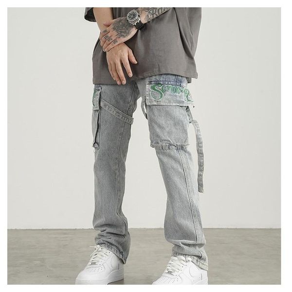 men's jeans embroidered vintage trendyol men casual pants hip hop trousers y2k jean flared woman baggy man streetwear harajuku 230625, Blue
men's jeans embroidered vintage trendyol men casual pants hip hop trousers y2k jean flared woman baggy man streetwear harajuku 230625, Blue