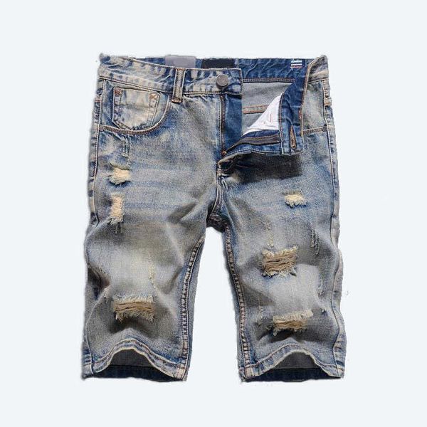 summer fashion men's jeans shorts retro vintage designer destroyed short ripped jeans homme hip hop cotton denim shorts men 5452162, Blue
summer fashion men's jeans shorts retro vintage designer destroyed short ripped jeans homme hip hop cotton denim shorts men 5452162, Blue