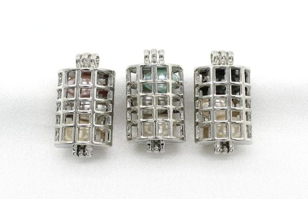 5pcs hollow silver color cylinder pearl cage pendant jewelry lockets perfume essential oil diffuser cages necklace8462180
5pcs hollow silver color cylinder pearl cage pendant jewelry lockets perfume essential oil diffuser cages necklace8462180