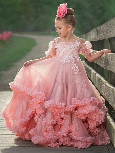 puffy pink flower girl dress spaghetti strap ruffles bohemian kids prom party gown lace appliques a line kids birthday dresses, White;blue
puffy pink flower girl dress spaghetti strap ruffles bohemian kids prom party gown lace appliques a line kids birthday dresses, White;blue