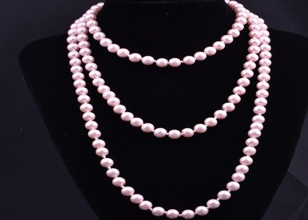 elegant pink white freshwater pearl chain necklace 60inch nearround beads party gifts diy whole wedding jewelry gift accessori6510335, Silver
elegant pink white freshwater pearl chain necklace 60inch nearround beads party gifts diy whole wedding jewelry gift accessori6510335, Silver