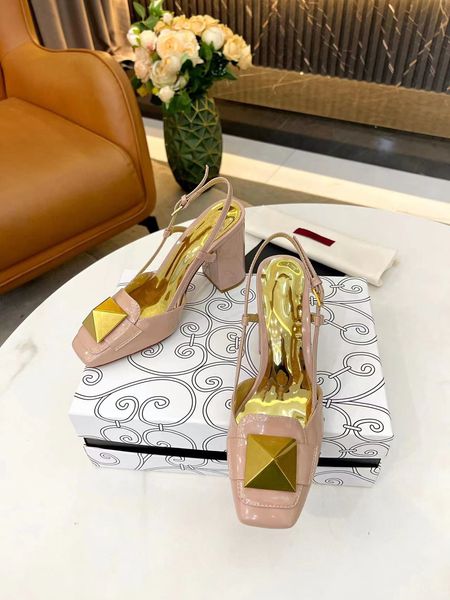 2023 womens high-heeled back empty horseshoe buckle sandals leather designer brand shoes formal fashion g family holiday colors complete siz, Black
2023 womens high-heeled back empty horseshoe buckle sandals leather designer brand shoes formal fashion g family holiday colors complete siz, Black