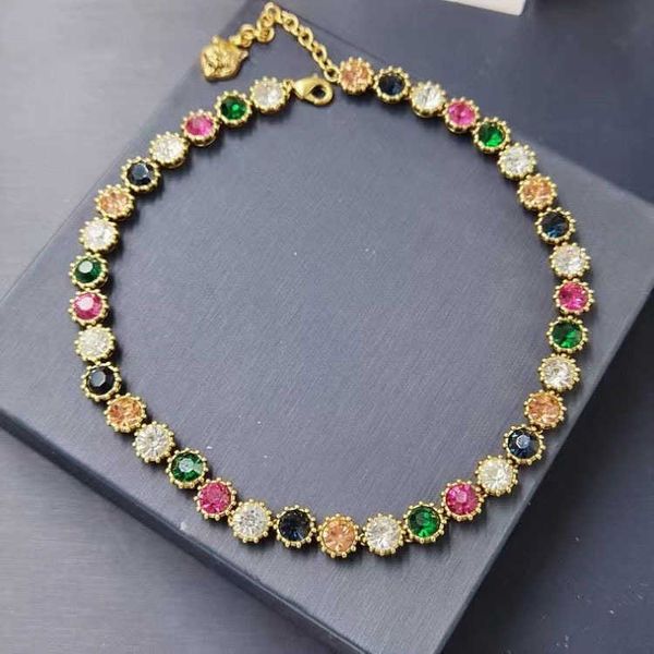 new colorful full diamond necklace for female minority light luxury lion head pendant brass neckchain, Silver
new colorful full diamond necklace for female minority light luxury lion head pendant brass neckchain, Silver