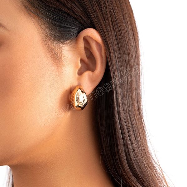 cute plastic bent stud earrings for women trendy elegant ladies earrings 2023 fashion jewelry female accessories girls gifts, Golden;silver
cute plastic bent stud earrings for women trendy elegant ladies earrings 2023 fashion jewelry female accessories girls gifts, Golden;silver