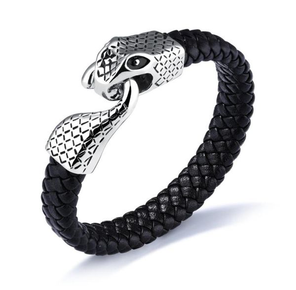men's braided leather bracelet simple fashion bangle clasp9468086, Golden;silver
men's braided leather bracelet simple fashion bangle clasp9468086, Golden;silver