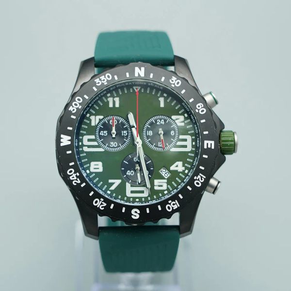 men's watch japan quartz endurance pro avenger chronograph 44mm watches green rubber 1884 men watches hardex glass wristwatches, Slivery;brown
men's watch japan quartz endurance pro avenger chronograph 44mm watches green rubber 1884 men watches hardex glass wristwatches, Slivery;brown