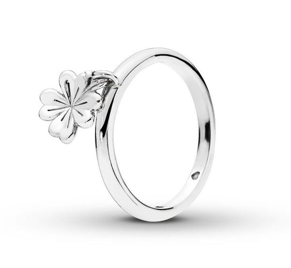 authentic 925 sterling silver dangling four leaf clover ring with logo and original gift box luxury designer jewelry women rings9315700
authentic 925 sterling silver dangling four leaf clover ring with logo and original gift box luxury designer jewelry women rings9315700