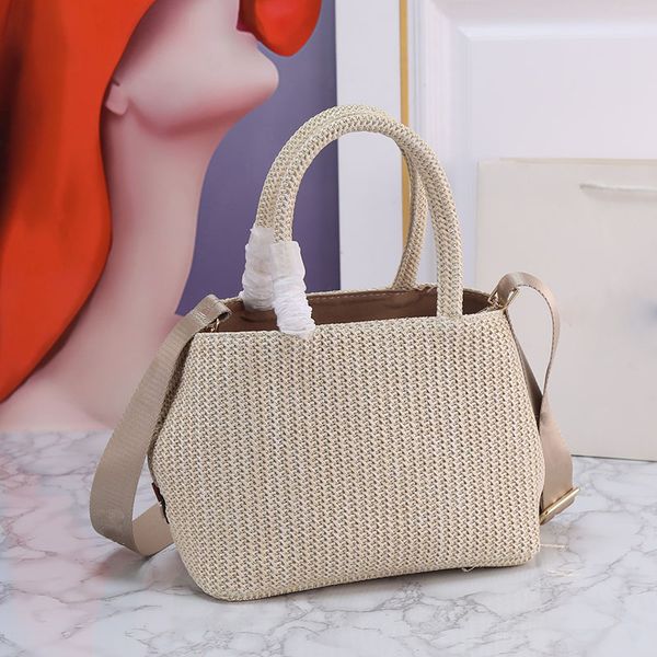 7a new summer straw bag raffia tote handbag bag with width straps shopping bags large capacity messenger
7a new summer straw bag raffia tote handbag bag with width straps shopping bags large capacity messenger