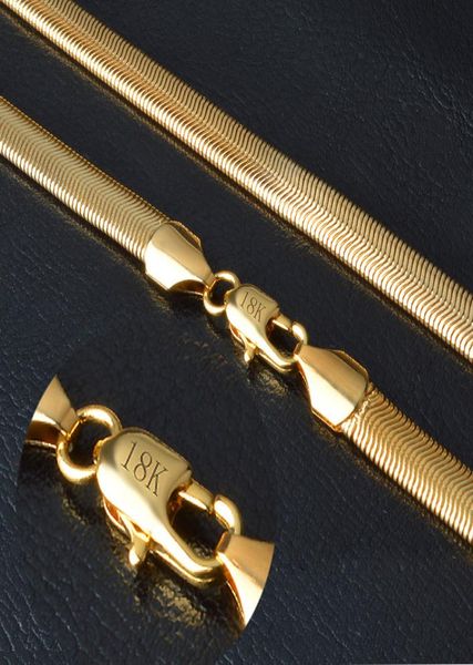 18k gold men's necklace fashion wedding party gift 6 mm chain men punk jewelry gold for women chain necklace5646734, Silver
18k gold men's necklace fashion wedding party gift 6 mm chain men punk jewelry gold for women chain necklace5646734, Silver