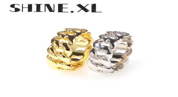 new men rings gold color bling bling iced out cz hip hop punk ring cuban link chain1522858, Silver
new men rings gold color bling bling iced out cz hip hop punk ring cuban link chain1522858, Silver