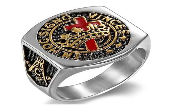 mens 316 stainless steel cross mason signet ring york rite knights templar 18k gold plated masomic ring5009494, Silver
mens 316 stainless steel cross mason signet ring york rite knights templar 18k gold plated masomic ring5009494, Silver