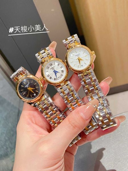 tissot out of the new jia li little beauty series, whole is very simple, dial delicate and small, thickness just right she's a real, Slivery;golden
tissot out of the new jia li little beauty series, whole is very simple, dial delicate and small, thickness just right she's a real, Slivery;golden
