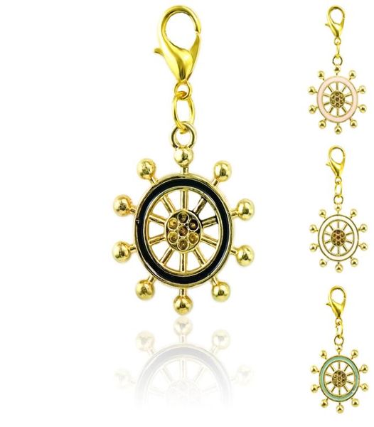 classic gold plated floating lobster clasp charms dangle enamel rudder diy charms for jewelry making accessories4049118, Bronze;silver
classic gold plated floating lobster clasp charms dangle enamel rudder diy charms for jewelry making accessories4049118, Bronze;silver