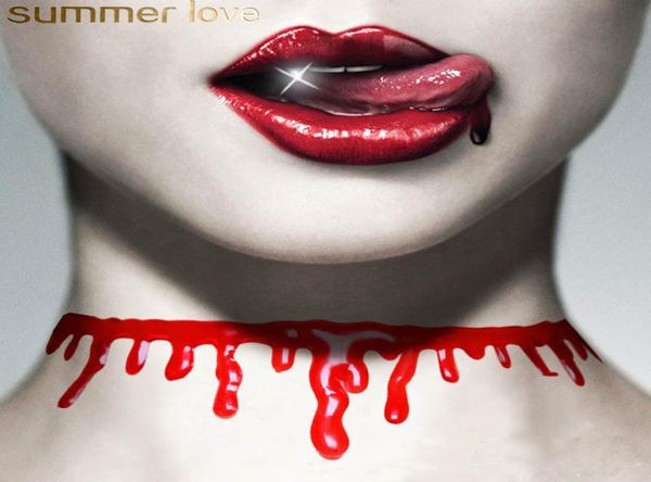 halloween decoration blood red choker necklace elastic vintage stretch tattoo women jewelry adjustable resin short necklace1962879, Silver
halloween decoration blood red choker necklace elastic vintage stretch tattoo women jewelry adjustable resin short necklace1962879, Silver