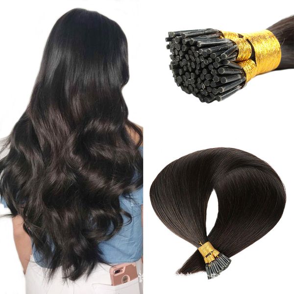 natural i tip hair extension stick hair extension keratin capsule prebonded hair 100g/set 100pcs/100g 12-30 inch, Black
natural i tip hair extension stick hair extension keratin capsule prebonded hair 100g/set 100pcs/100g 12-30 inch, Black