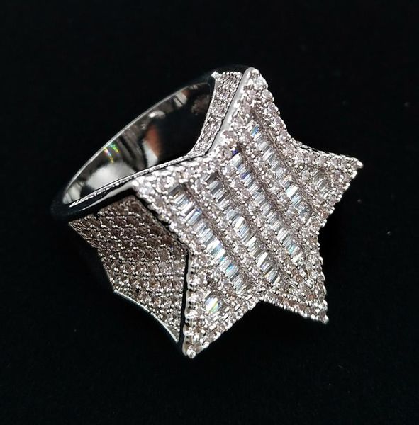 18k gold white gold mens new bling cubic zirconia pentagram hip hop ring guys full diamond iced out rapper jewelry gifts for boy8196939, Silver
18k gold white gold mens new bling cubic zirconia pentagram hip hop ring guys full diamond iced out rapper jewelry gifts for boy8196939, Silver