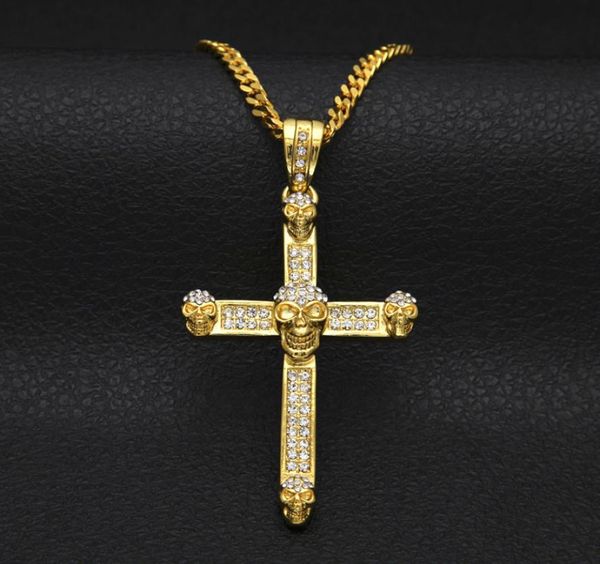 personality men hiphop necklace fashion jewelry crystal skull cross pendants necklaces chokers gothic punk party gifts for men nl1820756, Silver
personality men hiphop necklace fashion jewelry crystal skull cross pendants necklaces chokers gothic punk party gifts for men nl1820756, Silver