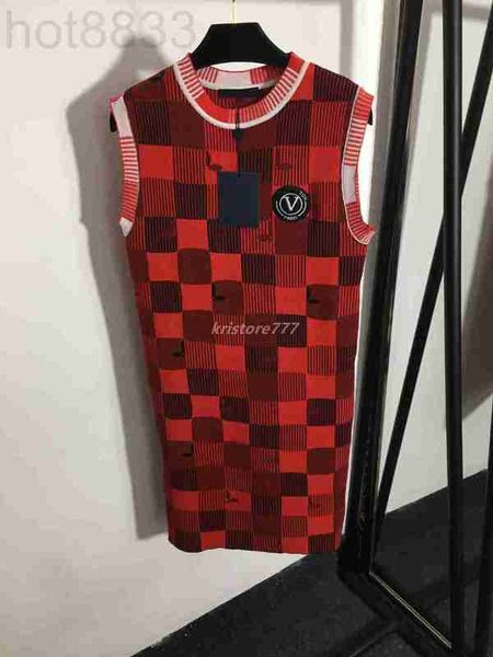 runway dresses designer summer women dress knits tank with embroidery letter plaid girls high end brand vintage viscose stretch sleeveless b, Black
runway dresses designer summer women dress knits tank with embroidery letter plaid girls high end brand vintage viscose stretch sleeveless b, Black