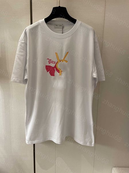 23ss tee womens t-shirt womens designer clothing round neck pure cotton solid color butterfly letter logo printing short sleeve t-shirt wome, White 
23ss tee womens t-shirt womens designer clothing round neck pure cotton solid color butterfly letter logo printing short sleeve t-shirt wome, White