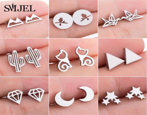 smjel cute animal stud earrings for women kids stainless steel jewelry cat moon star earings jewelry accessories gifts3358845, White
smjel cute animal stud earrings for women kids stainless steel jewelry cat moon star earings jewelry accessories gifts3358845, White