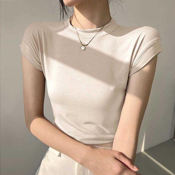 beauty only t-shirt harajuku y2k black sweet girl slim solid color clothes 35esu, White
beauty only t-shirt harajuku y2k black sweet girl slim solid color clothes 35esu, White