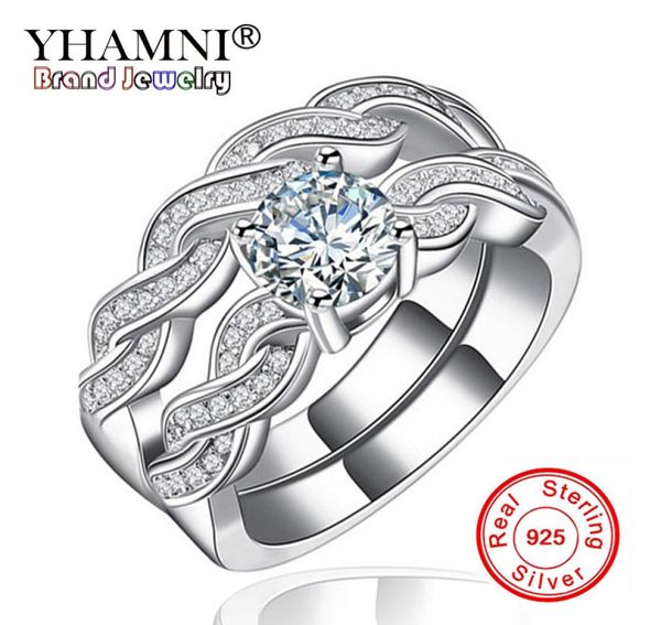 yhamni fine jewelry classic marquise cz diamond 2 rings sets solid 925 silver band wedding ring party jewelry for women kr1277661710, Slivery;golden
yhamni fine jewelry classic marquise cz diamond 2 rings sets solid 925 silver band wedding ring party jewelry for women kr1277661710, Slivery;golden