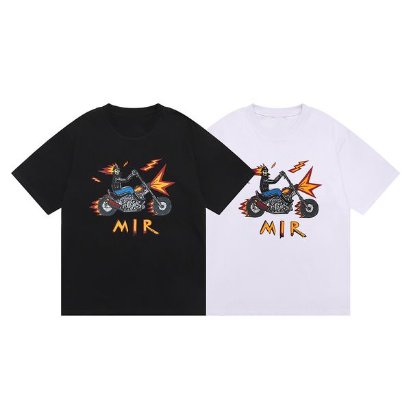 23 summer ins trends brand amiris men's t-shirts men and women streetwear comfortable cotton short sleeve tee, White;black
23 summer ins trends brand amiris men's t-shirts men and women streetwear comfortable cotton short sleeve tee, White;black