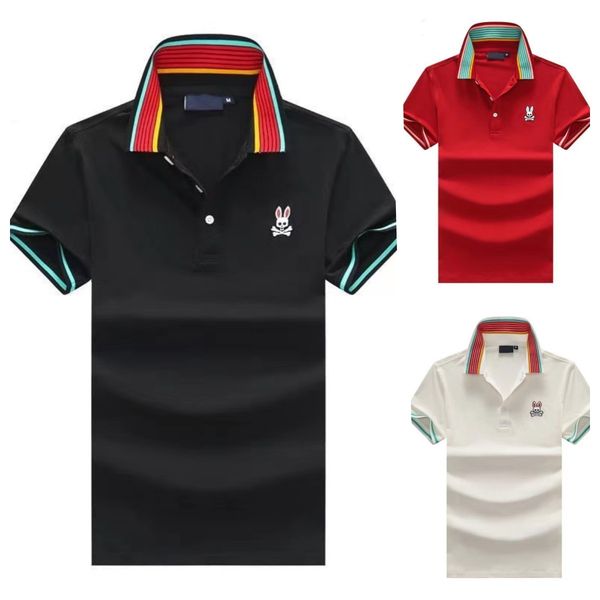 men's skeleton rabbit psycho bunny polo shirt flocked print cartoon embroidery short sleeve fashion brand leisure men and women's, White;black
men's skeleton rabbit psycho bunny polo shirt flocked print cartoon embroidery short sleeve fashion brand leisure men and women's, White;black