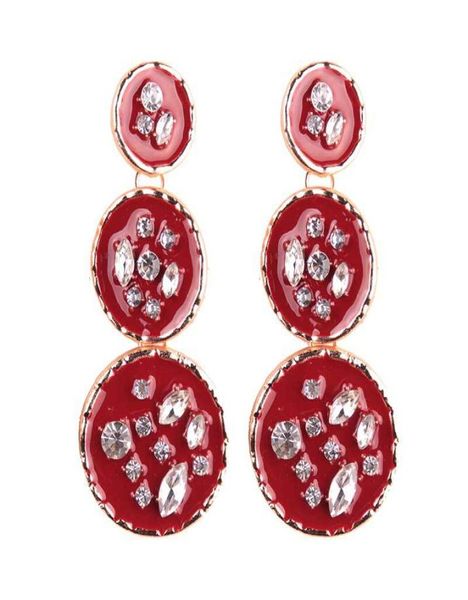 fashion brand crystal circle stud earrings for women bohemian wedding jewelry enamel long earrings pendant female accessories1300123, Golden;silver
fashion brand crystal circle stud earrings for women bohemian wedding jewelry enamel long earrings pendant female accessories1300123, Golden;silver