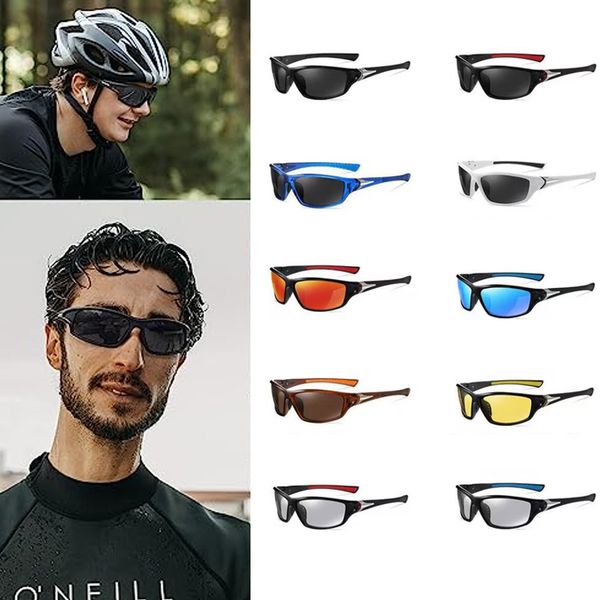 polarized sports sunglasses for men uv protection wrap around unbreakable sun glasses for fishing driving, White;black
polarized sports sunglasses for men uv protection wrap around unbreakable sun glasses for fishing driving, White;black