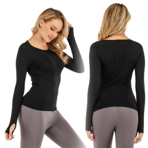 lu-18 fitness yoga shirt women long sleeve sport elasticity crew neck quick dry breathable gym workout running t-shirts
lu-18 fitness yoga shirt women long sleeve sport elasticity crew neck quick dry breathable gym workout running t-shirts