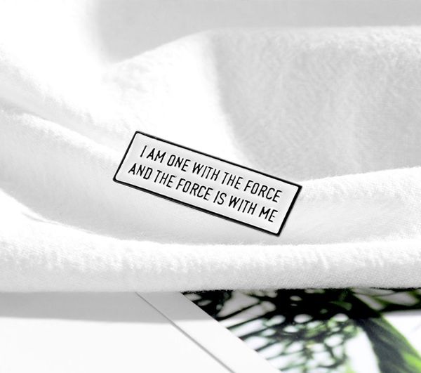 i am one with the force is with me enamel pin wihte tag badge movie movie slogan inspirational motto jewelry brooch gift8116862, Gray
i am one with the force is with me enamel pin wihte tag badge movie movie slogan inspirational motto jewelry brooch gift8116862, Gray