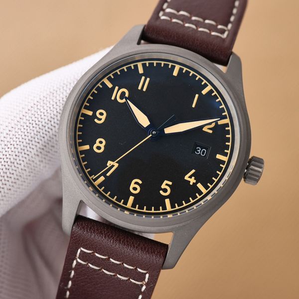 men's watch designer watch 40mm automatic mechanical movement mark series anti-fingerprint bezel men's black watch, Slivery;brown
men's watch designer watch 40mm automatic mechanical movement mark series anti-fingerprint bezel men's black watch, Slivery;brown