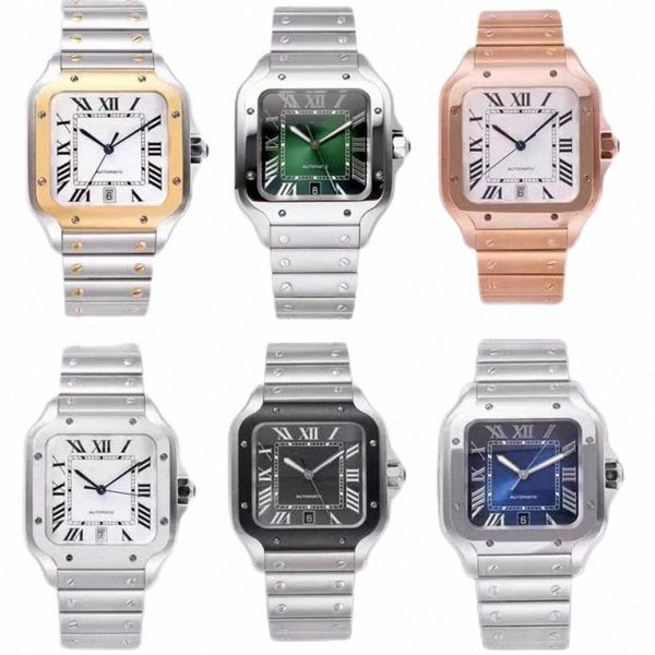 luxury couple's square movement watches automatic mechanical 40mm / 35mm blue stainless steel fashion mens male wristwatch r6bz#, Slivery;brown
luxury couple's square movement watches automatic mechanical 40mm / 35mm blue stainless steel fashion mens male wristwatch r6bz#, Slivery;brown