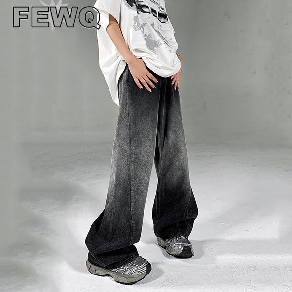 men's jeans fewq gradient color vintage high street wide leg male denim trousers straight wtere washed pants fashion 24b2872 230625, Blue
men's jeans fewq gradient color vintage high street wide leg male denim trousers straight wtere washed pants fashion 24b2872 230625, Blue