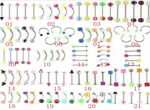 d0923 105 pcs mix uv piercing jewelry belly ring eye mix designs and colors 14g stainless steel bar 10mm length5337176, Silver
d0923 105 pcs mix uv piercing jewelry belly ring eye mix designs and colors 14g stainless steel bar 10mm length5337176, Silver