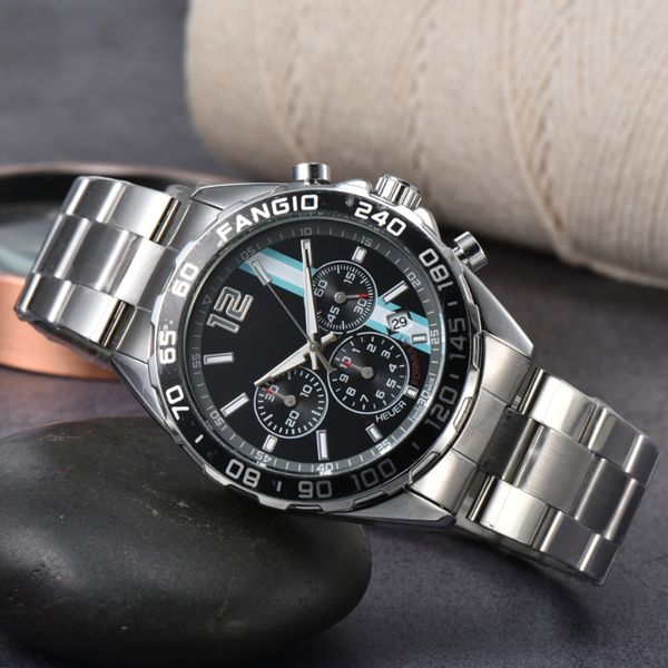 new five stitches luxury mens heuerity watches quartz brand clock stainless steel rubber belt men fashion accessories wristwatches, Slivery;brown
new five stitches luxury mens heuerity watches quartz brand clock stainless steel rubber belt men fashion accessories wristwatches, Slivery;brown