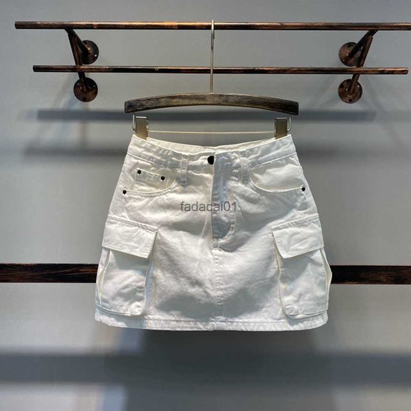 2023 summer new fashion jean mini skirt korean big pocket aline denim skirts women's slim high waist white short skirt l230621, Black
2023 summer new fashion jean mini skirt korean big pocket aline denim skirts women's slim high waist white short skirt l230621, Black