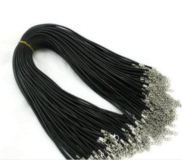 epack 100pcs 1.5mm black wax chains leather necklace beading cord string rope wire 45cm+5cm extender chain with lobster clasp diy1377438, White;red
epack 100pcs 1.5mm black wax chains leather necklace beading cord string rope wire 45cm+5cm extender chain with lobster clasp diy1377438, White;red