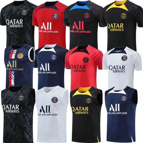 2023 psgs tracksuit soccer jerseys men vest sleeveless training suits 23 24 new psgs soccer jerseys mbappe training men short sleeve top, Black;yellow
2023 psgs tracksuit soccer jerseys men vest sleeveless training suits 23 24 new psgs soccer jerseys mbappe training men short sleeve top, Black;yellow