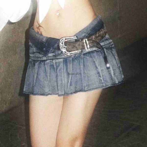 summer mini jean skirts retro washed women short skirts irregular waist design pleated hem short skirt fairy aline punk outfits l230621, Black
summer mini jean skirts retro washed women short skirts irregular waist design pleated hem short skirt fairy aline punk outfits l230621, Black