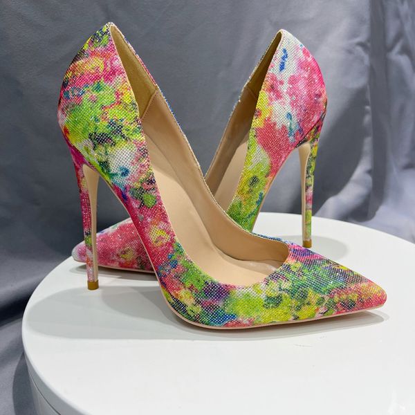 12cm shiny high-heeled shoes woman shallow pointed toe beautiful floral high heels stiletto pumps designer heels for women, Black
12cm shiny high-heeled shoes woman shallow pointed toe beautiful floral high heels stiletto pumps designer heels for women, Black