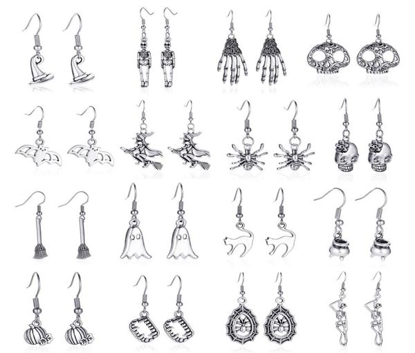 halloween earrings simple retro skull bat spider earrings distressed earrings holiday jewelry8070364, Silver
halloween earrings simple retro skull bat spider earrings distressed earrings holiday jewelry8070364, Silver